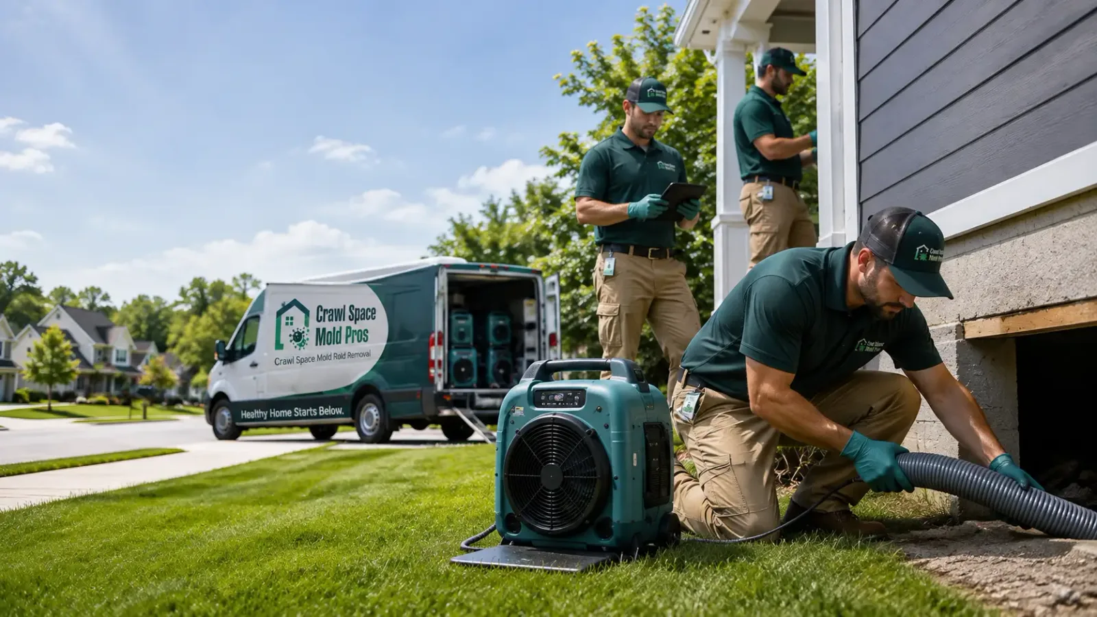 Crawl Space Mold Removal in Bernardsville, NJ